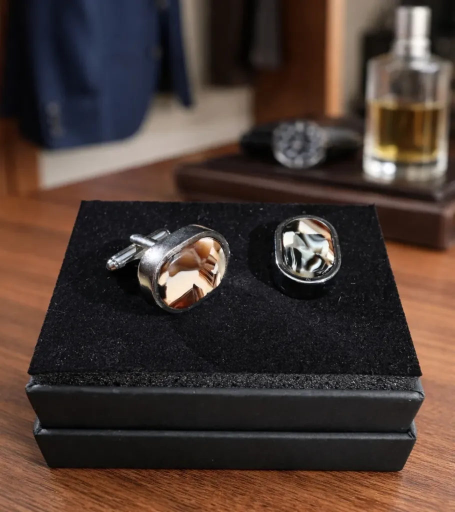 Boutons de Manchette Artisanaux – Signature Turquie