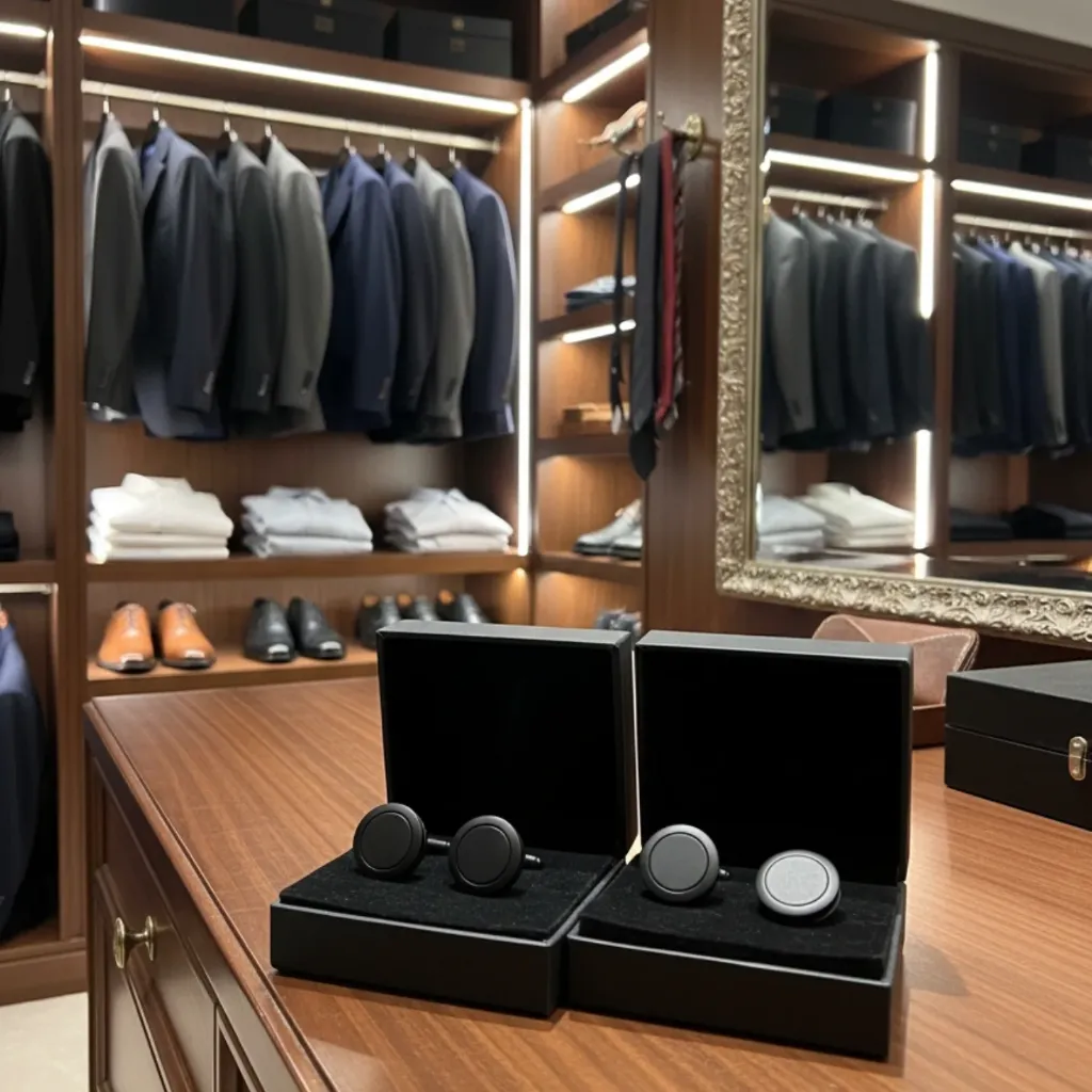 Boutons de Manchette "Black Edition" – Made in Turquie